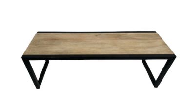 Retreat Metal Frame Bench