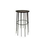 Grey Metal Side Table