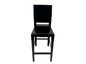 Kartell One More Please Barstool Square Black by Philippe Starck