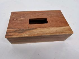 Wooden Tissue Box