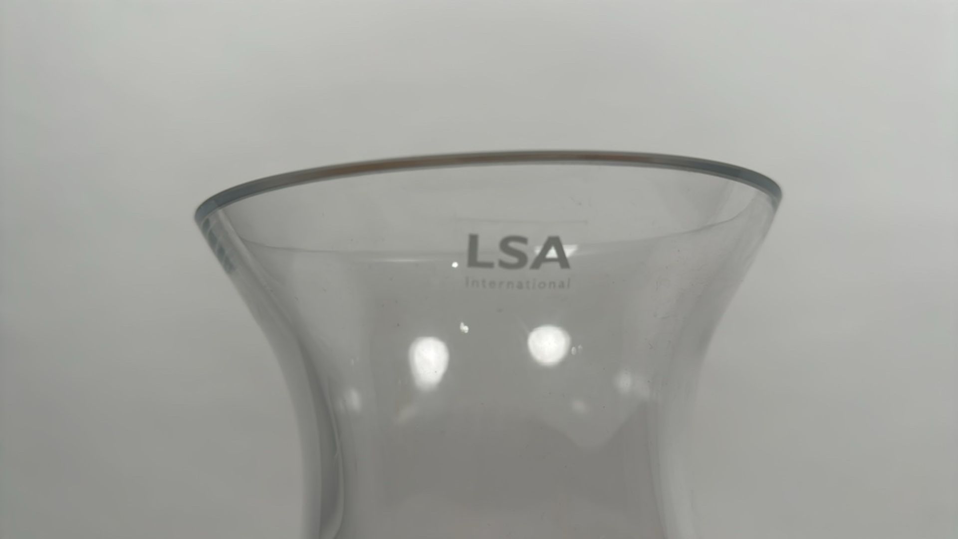 LSA International Glass Vase - Image 5 of 5