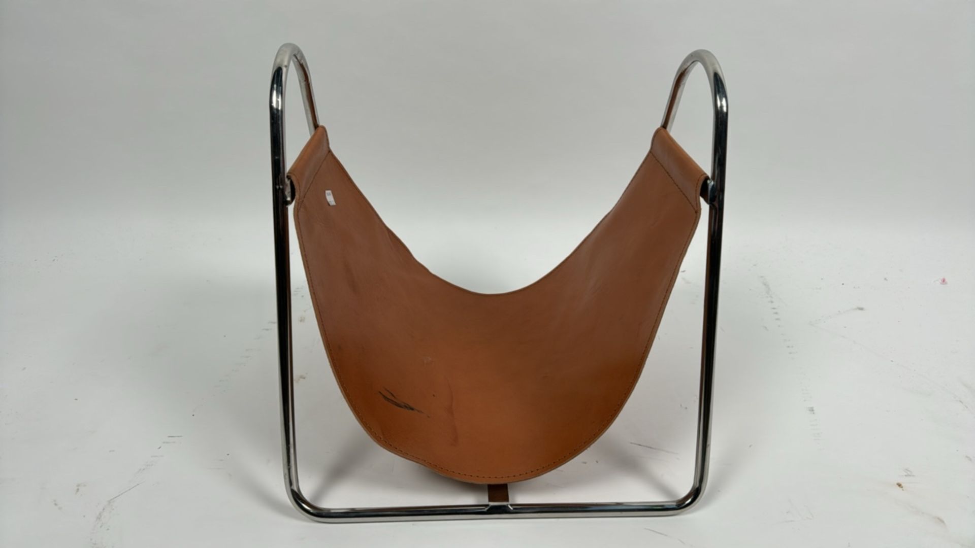 Tan Leather Log Holder - Image 2 of 4