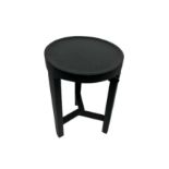 Black Amara Wooden Side Table