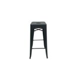 Grey Metal Bar Stool