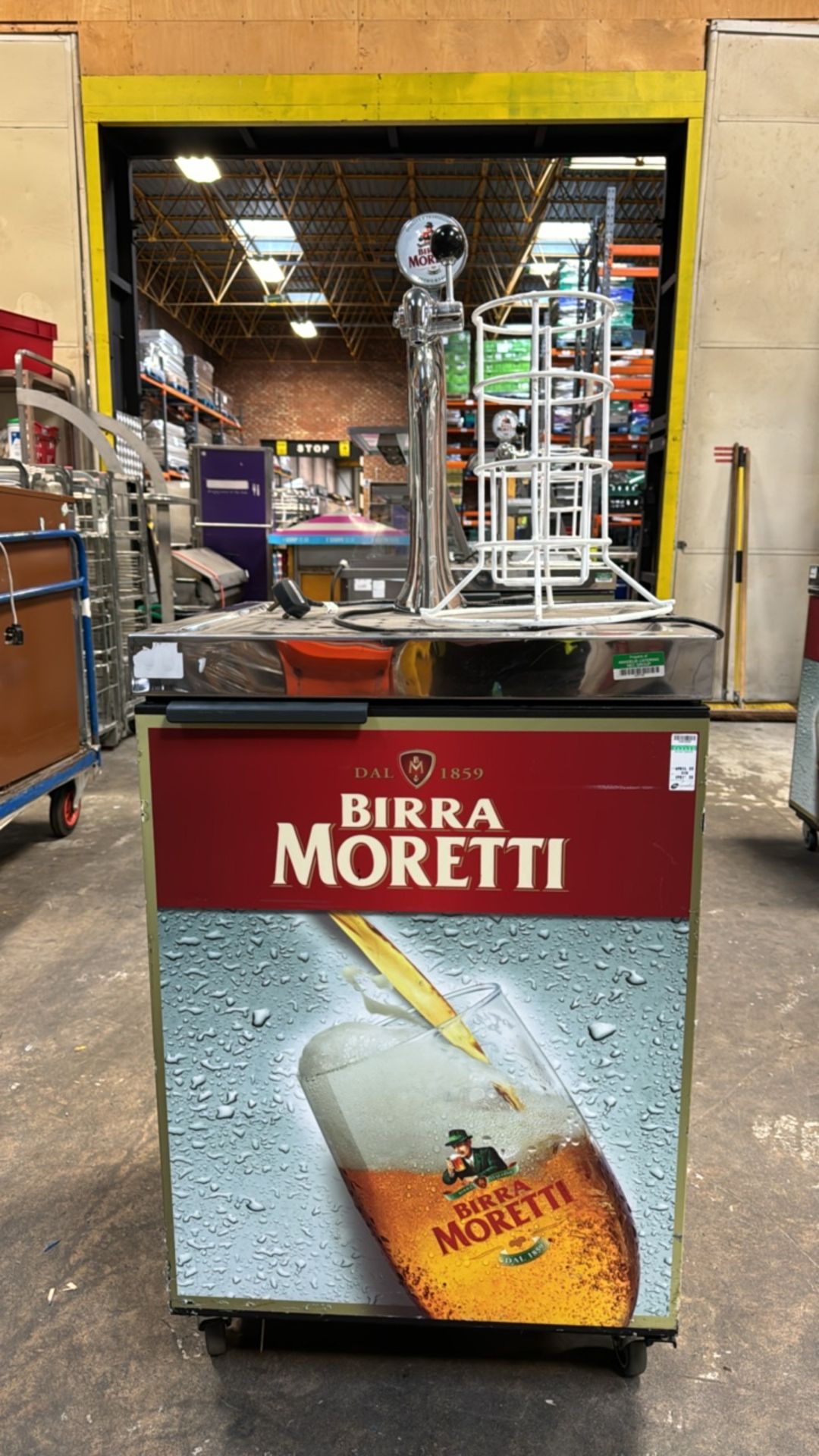 Birra Moretti Branded Beer Stand /Dispensing Unit - Image 2 of 8