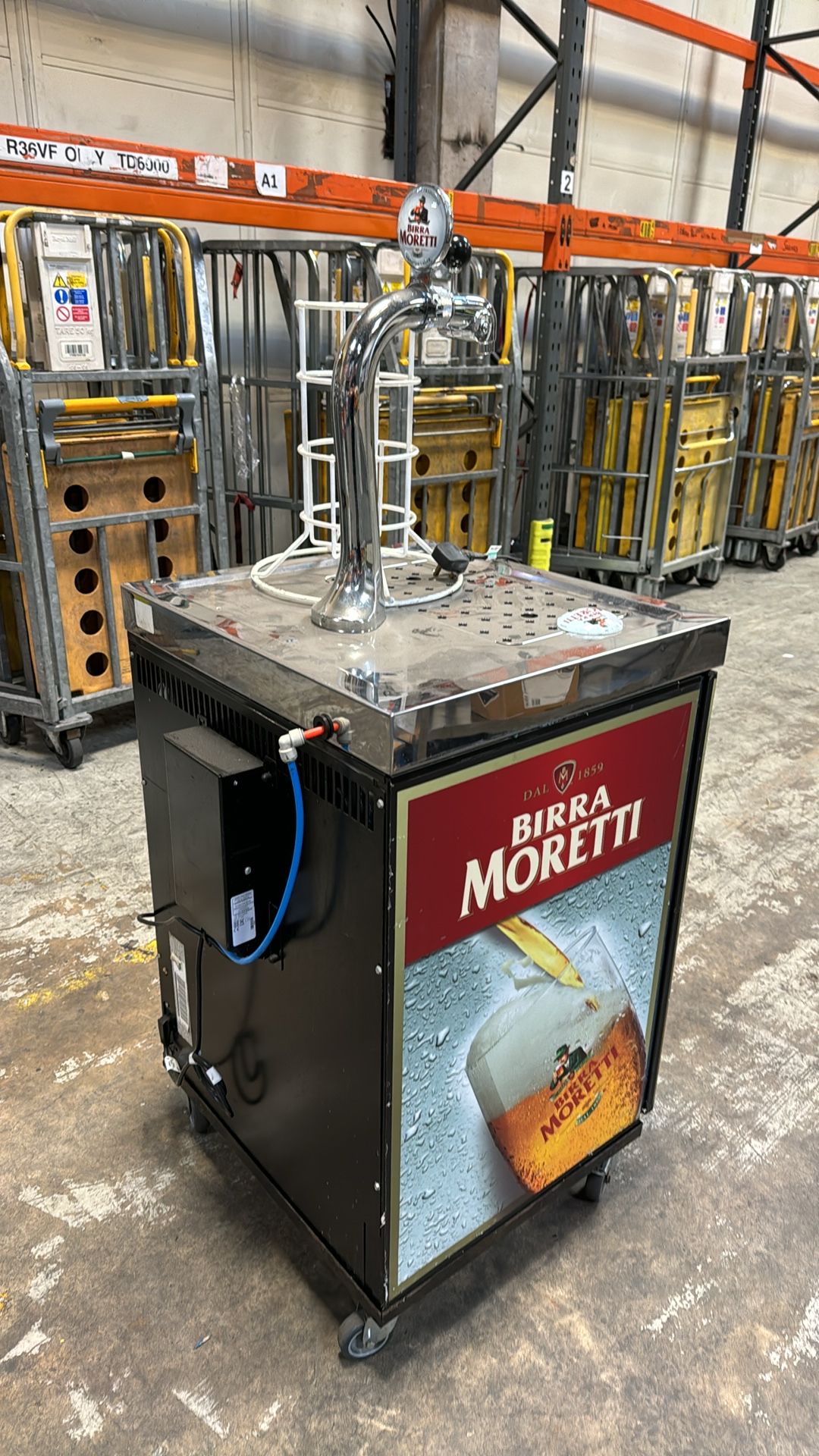 Birra Moretti Branded Beer Stand /Dispensing Unit - Image 4 of 11