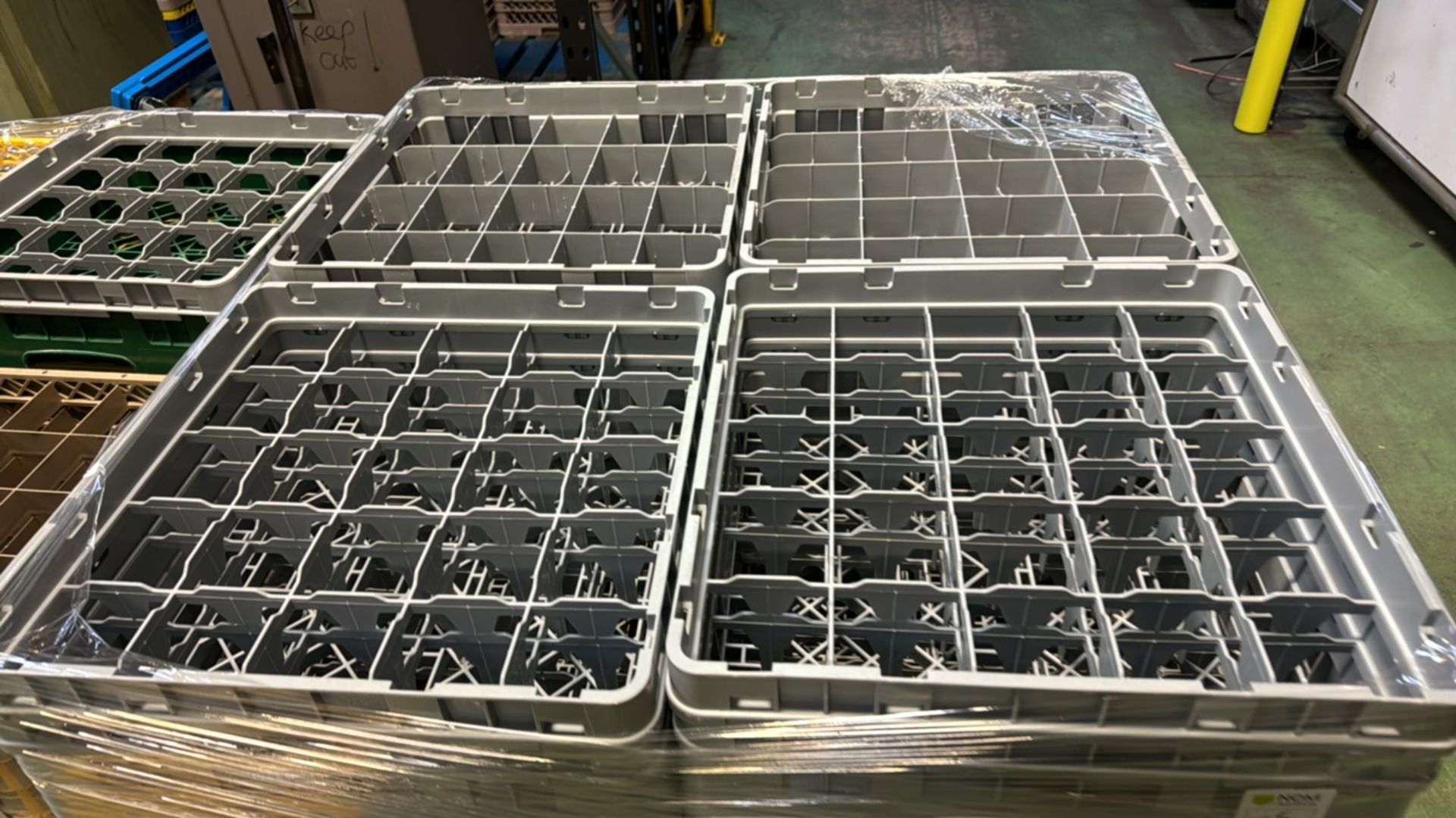 Pallet of Plastic Glass Racks - Image 3 of 4