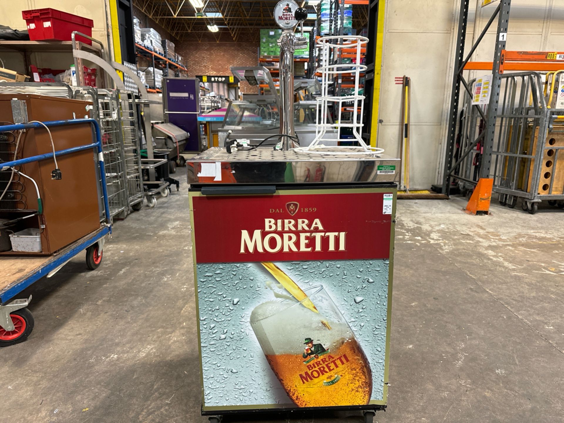 Birra Moretti Branded Beer Stand /Dispensing Unit