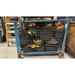 1 x Metal Crate / Cage of industrial steel rigging