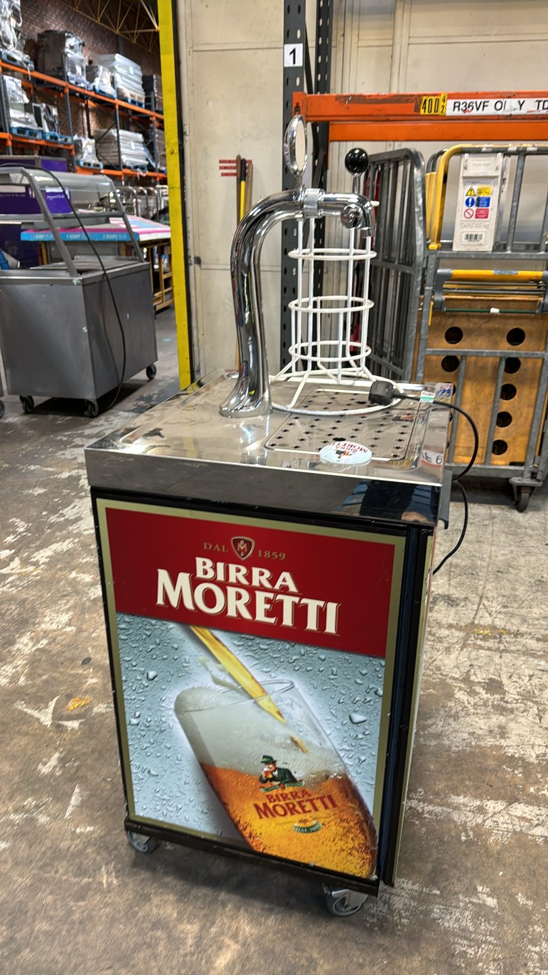 Birra Moretti Branded Beer Stand /Dispensing Unit - Image 5 of 11