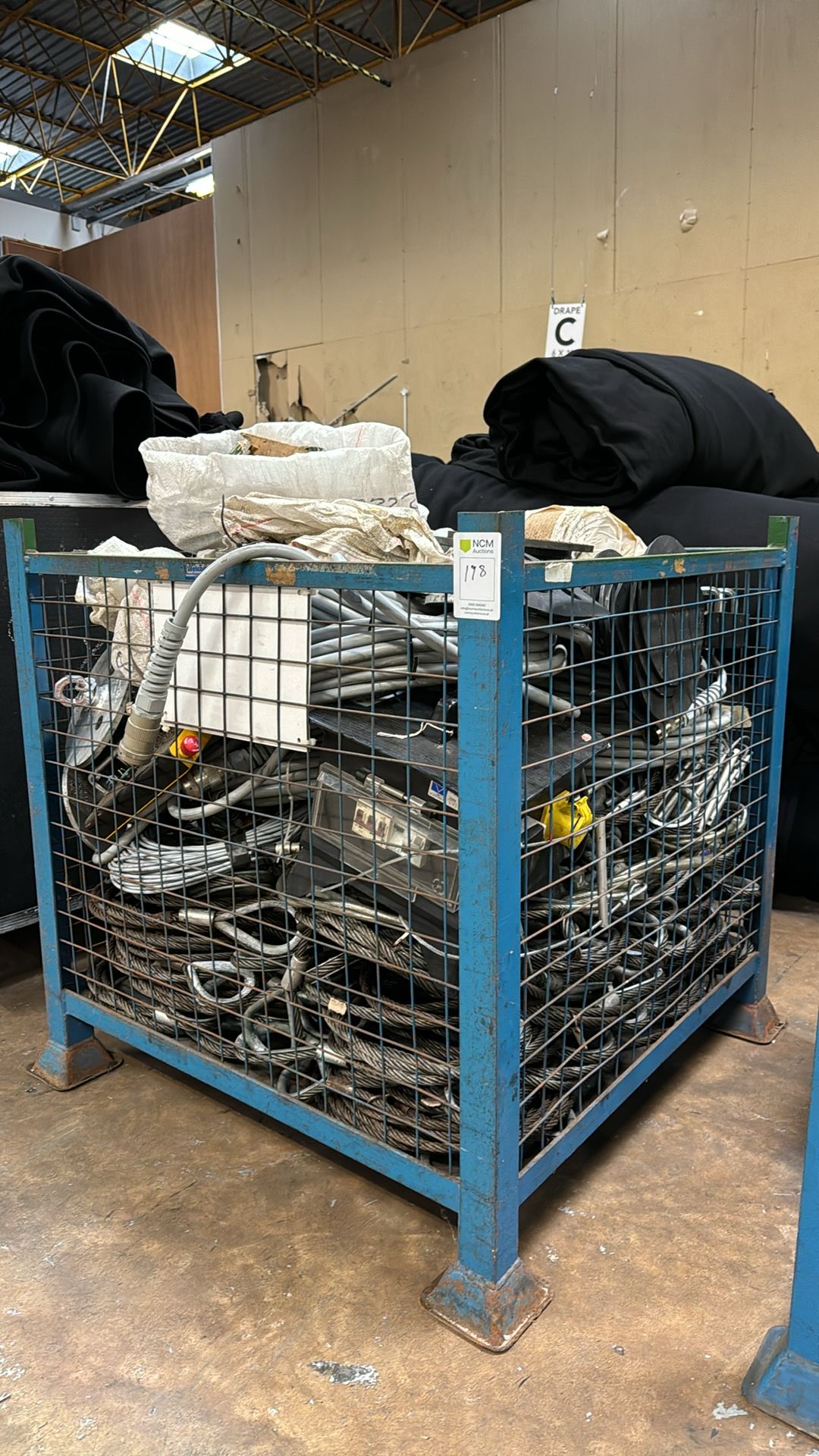 Metal Cage & Contents