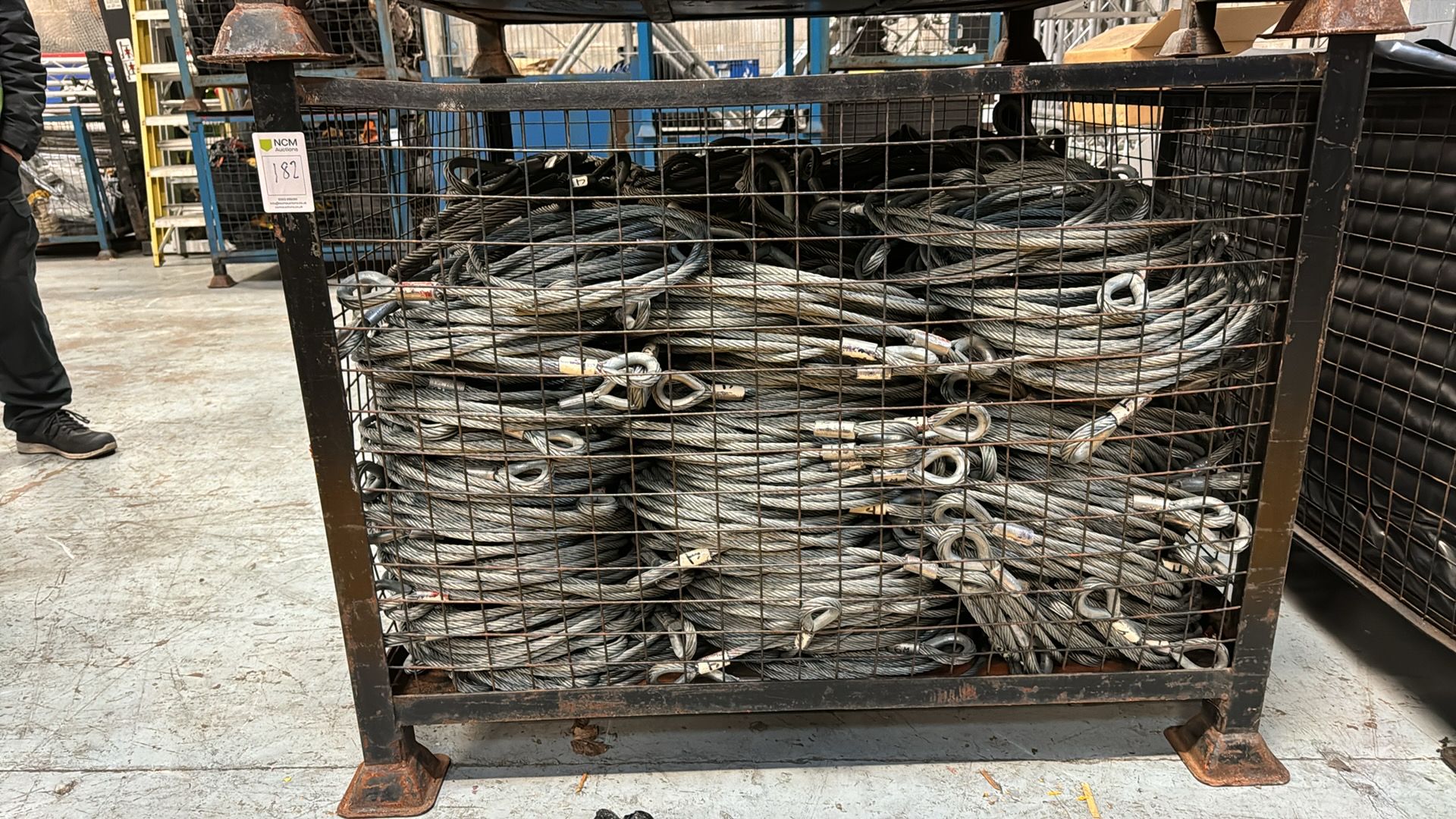 1 x Metal Crate / Cage of industrial steel rigging