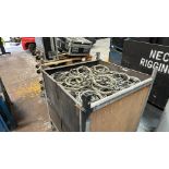 Crate, full of industrial rigging wire