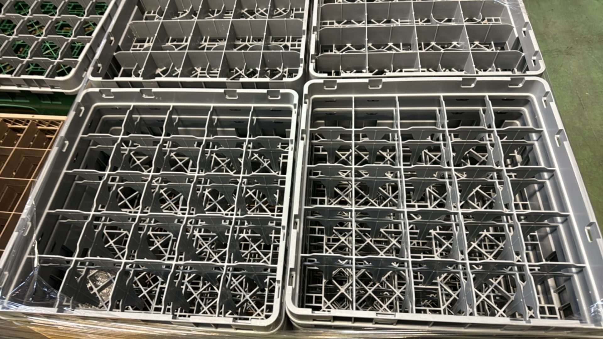 Pallet of Plastic Glass Racks - Image 4 of 4