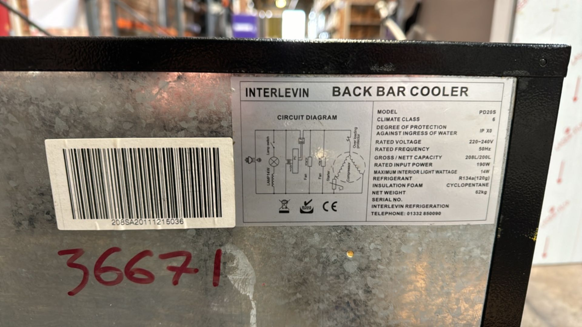 Interlevin Back Bar Cooler - Image 6 of 9