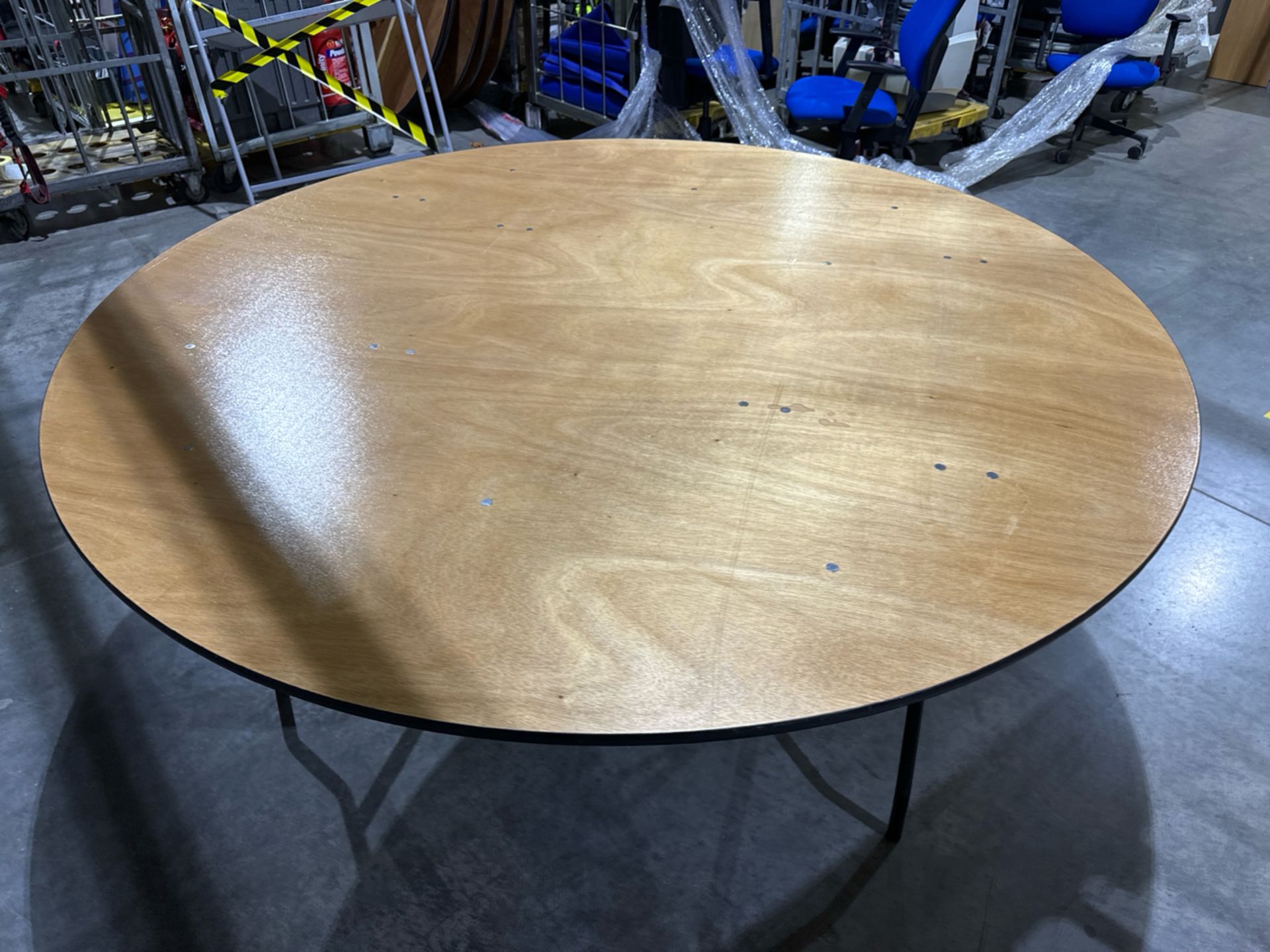 6ft Round Conference Table - Image 3 of 3