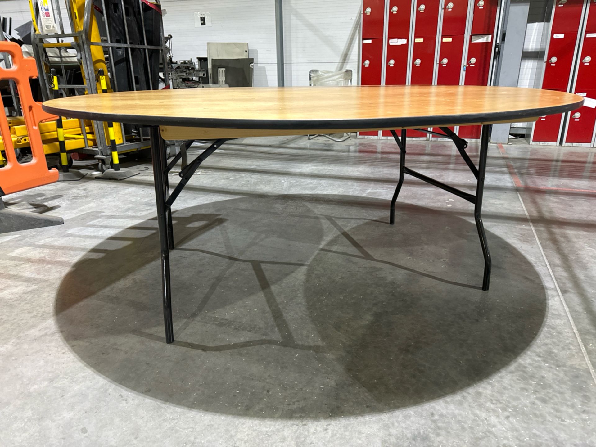 6ft Round Conference Table - Image 3 of 3