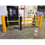 A-Safe Safety Barrier With Gate Yellow & Black Pla