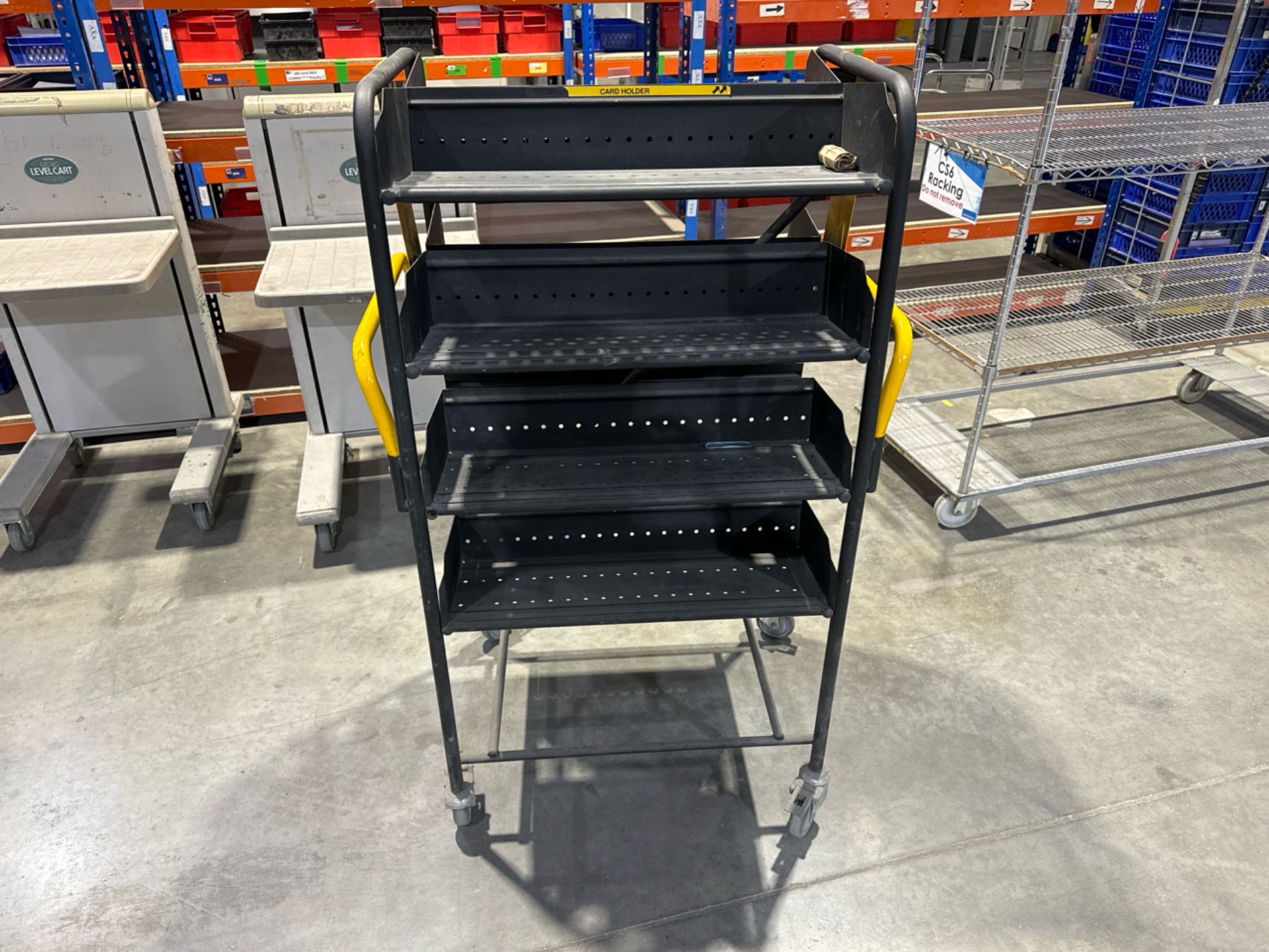Black Wheeled Container Trolley