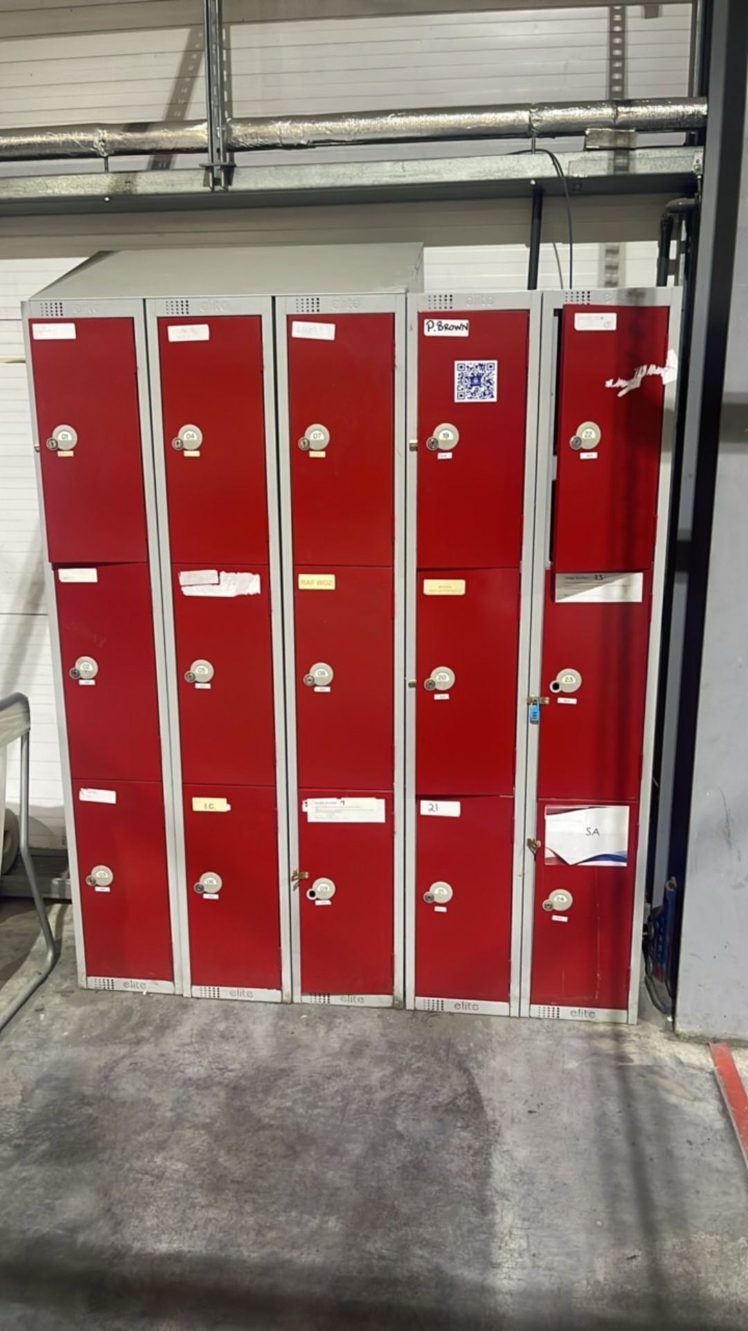 A Run Of 16 Sets Of Lockers - Image 2 of 5
