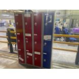 A Run Of 4 Sets Of Lockers
