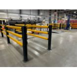 A-Safe Safety Barrier With Gate Yellow & Black Pla