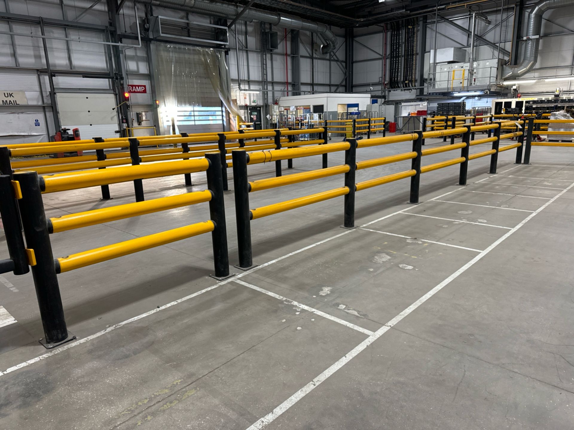 A-Safe Safety Barrier With Gate Yellow & Black Pla - Image 3 of 8