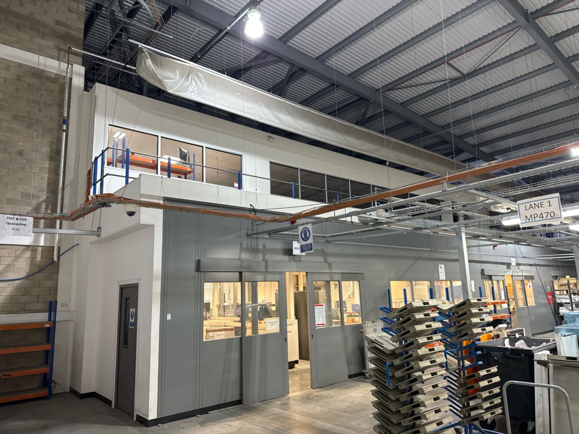 Mezzanine Floor & Office With Modular Wall Include - Bild 5 aus 29