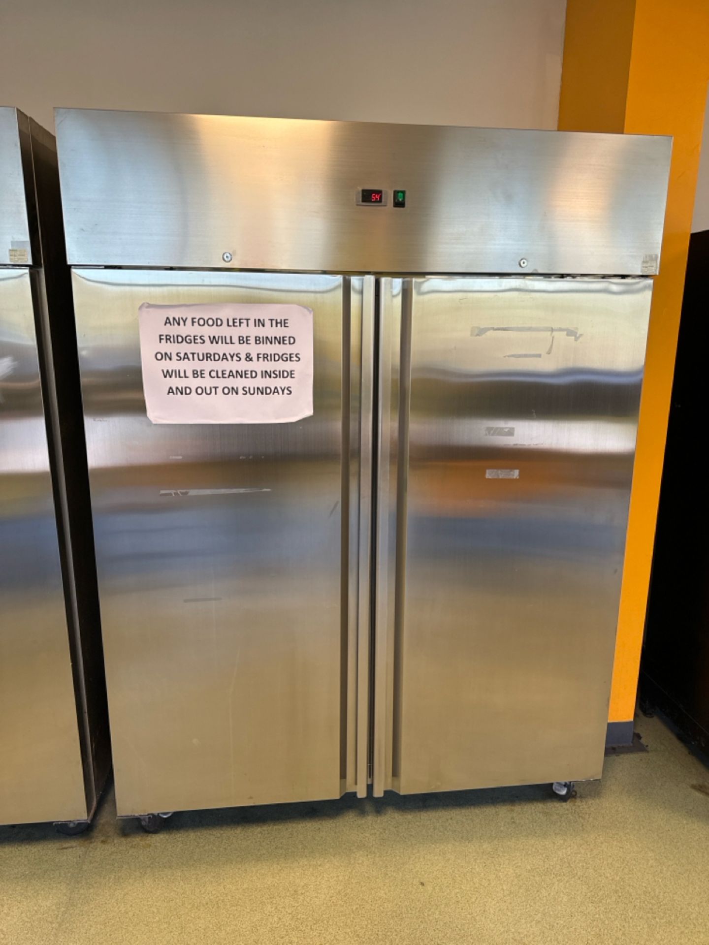 Stainless Steel Twin Door Fridge