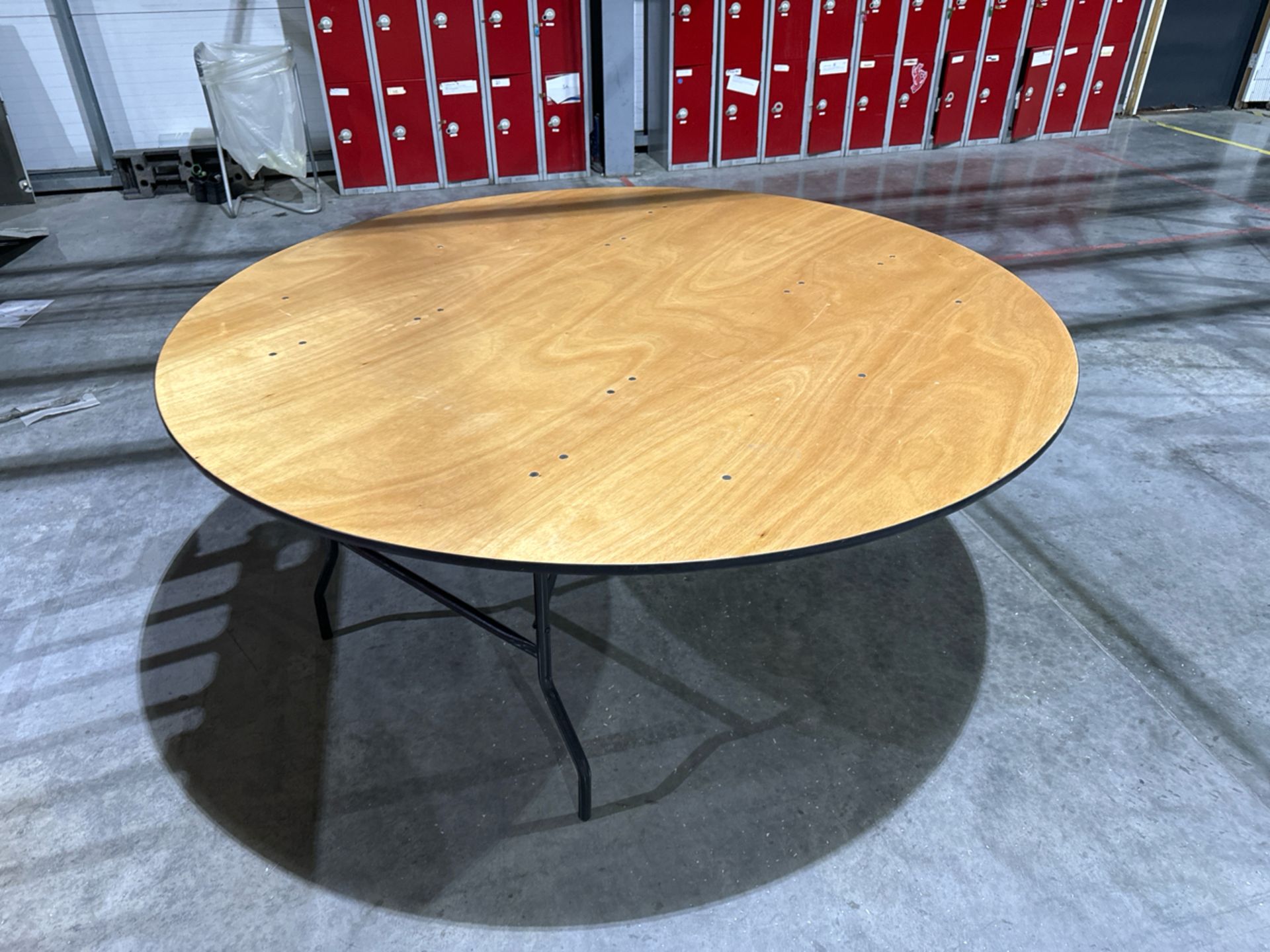 6ft Round Conference Table - Image 2 of 3