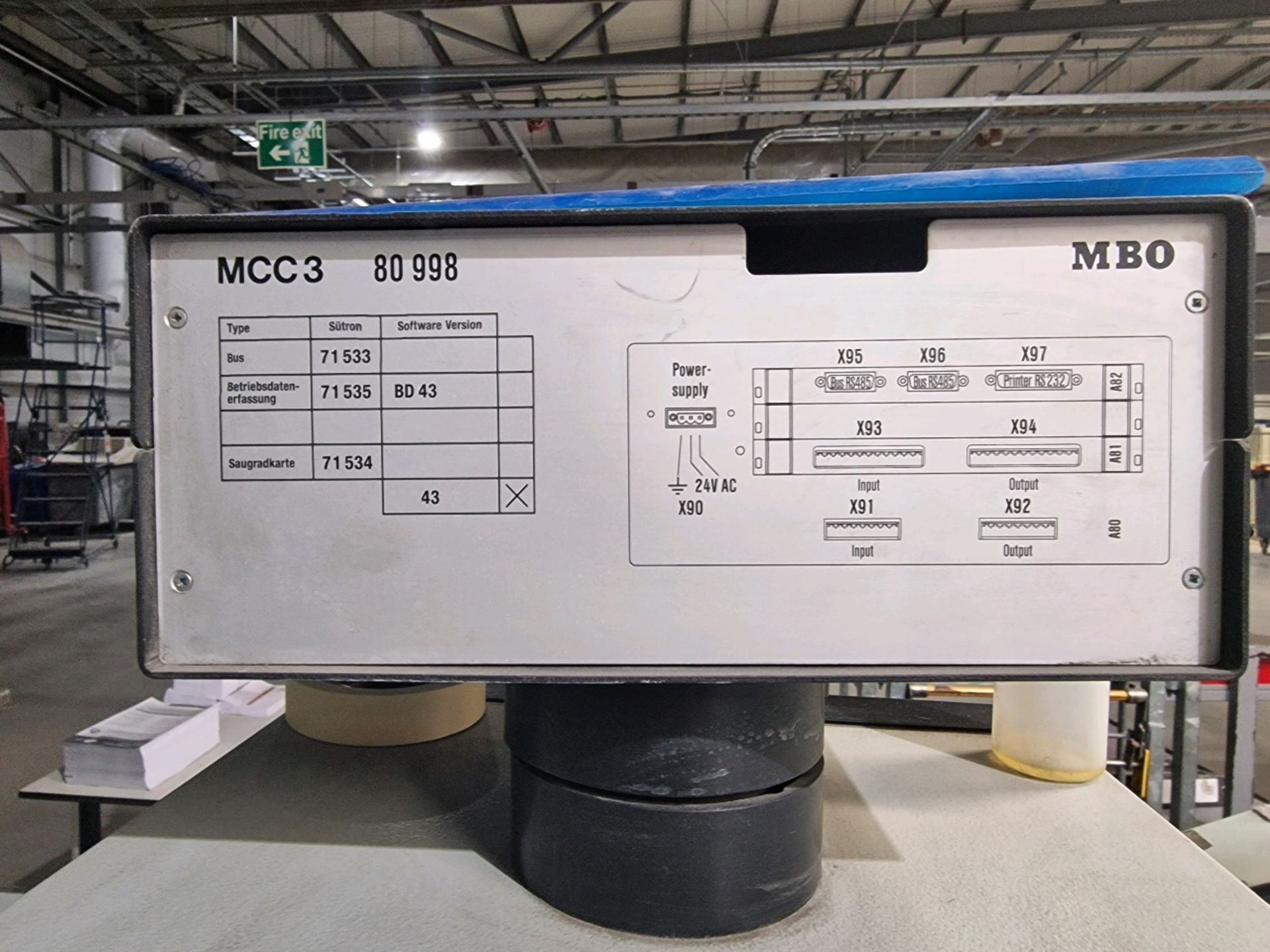 MBO Flat Sheet Folder Printing Machine T 640-R 640 - Bild 8 aus 9