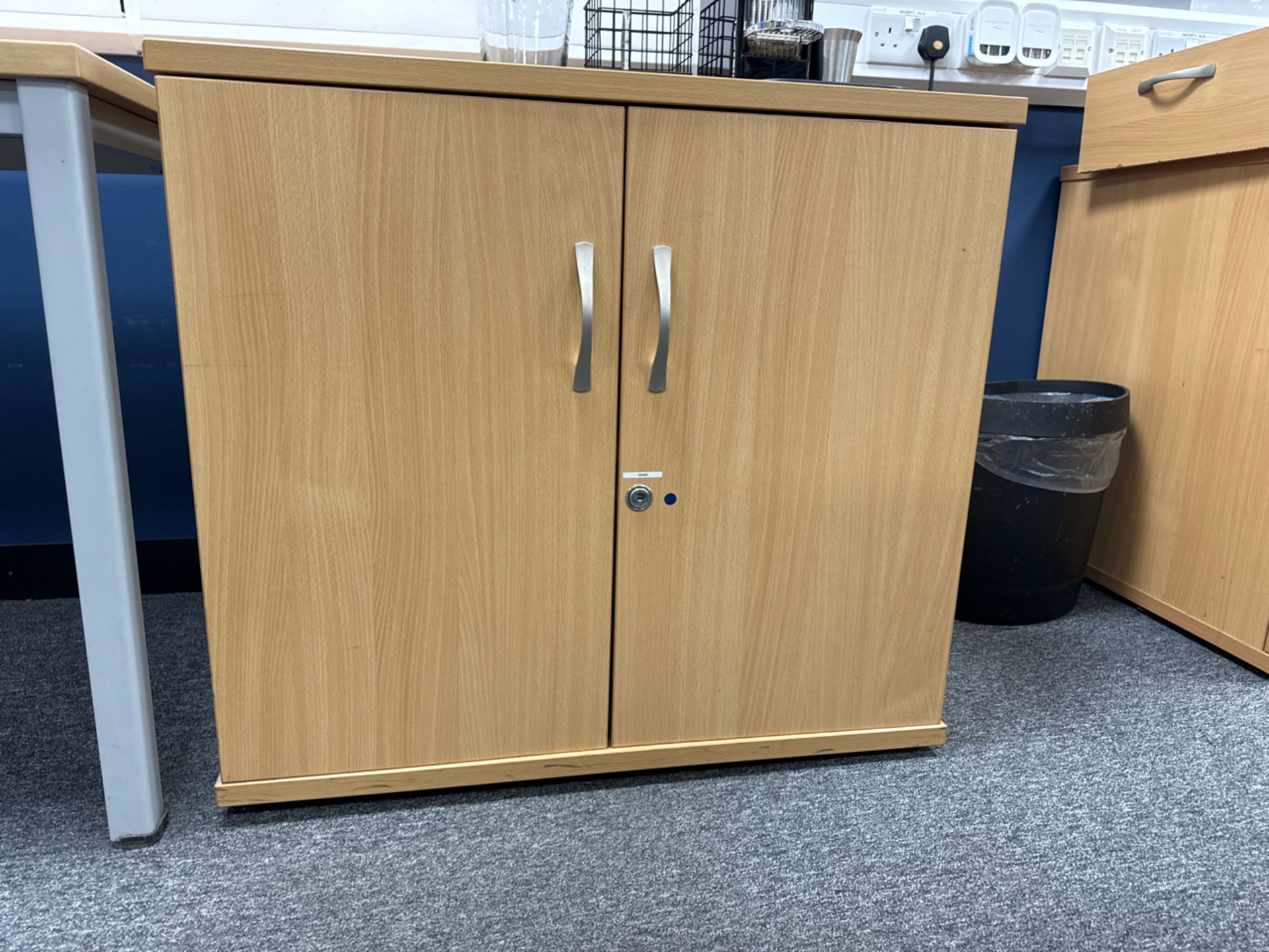 Wooden Storage Cupboard x4