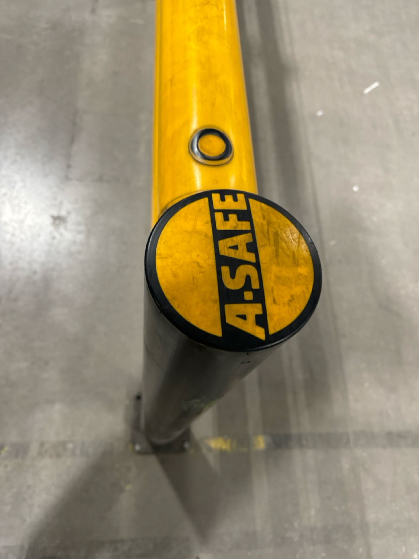 A-Safe Safety Barrier Yellow & Black Plastic Barri - Image 6 of 7
