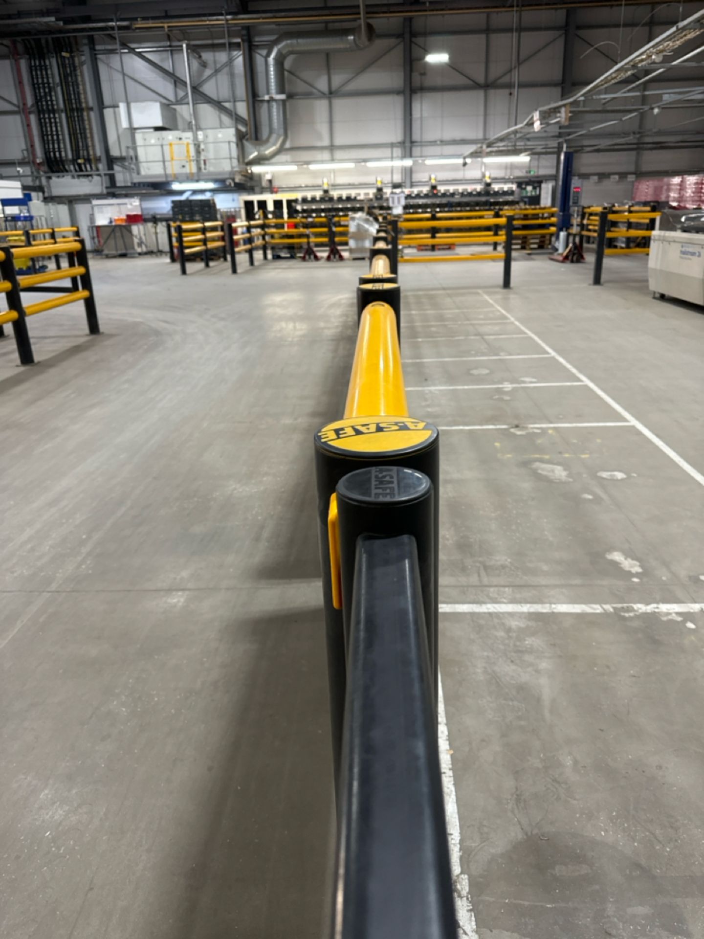 A-Safe Safety Barrier With Gate Yellow & Black Pla - Image 5 of 8