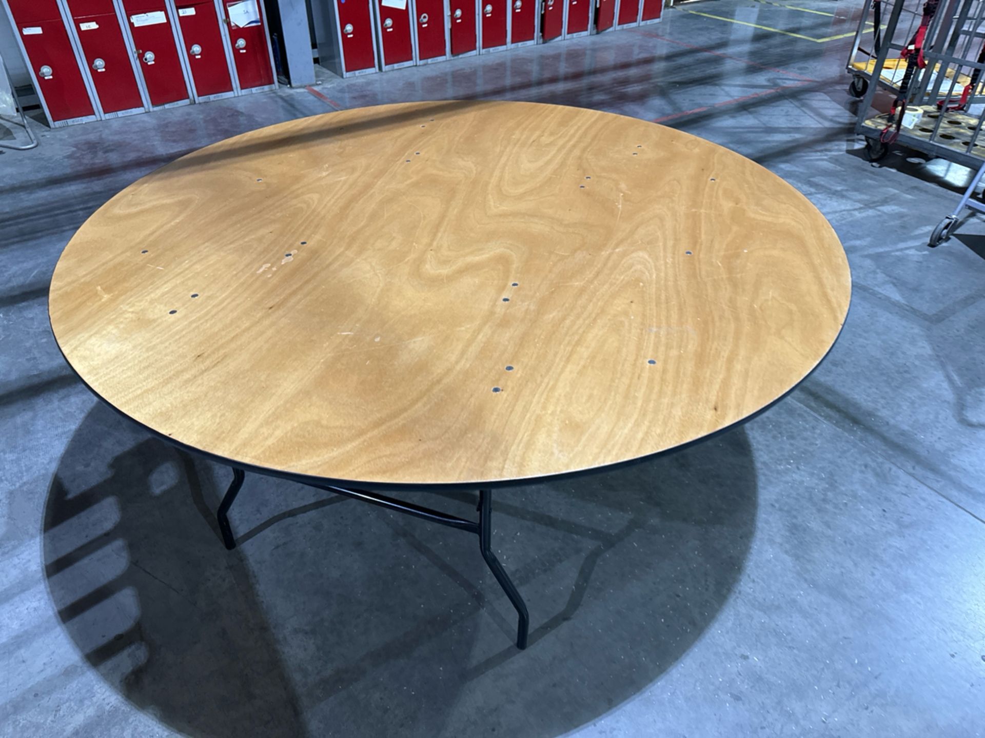 6ft Round Conference Table - Image 2 of 3