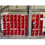 A Run Of 10 Sets Of Lockers