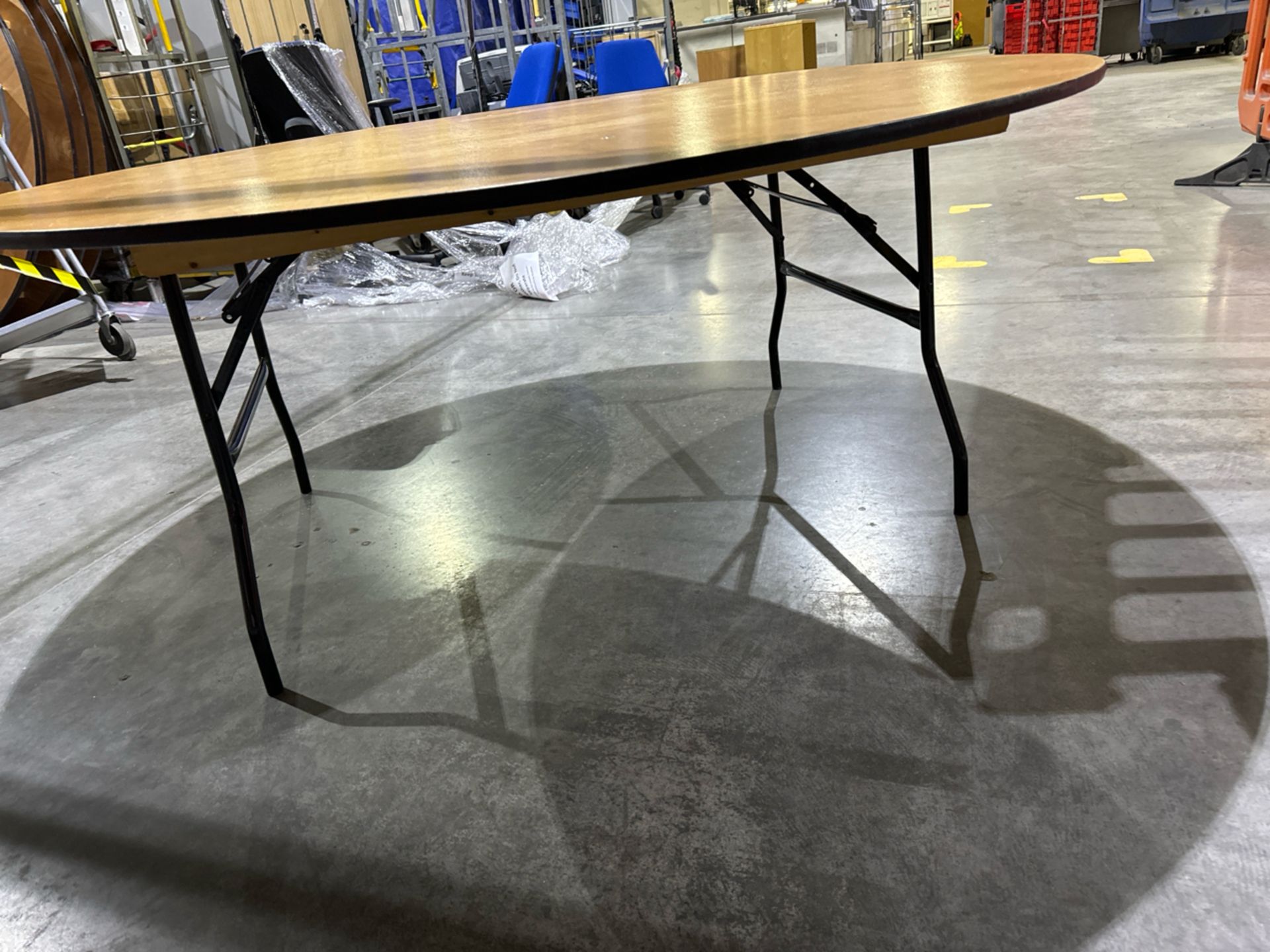 6ft Round Conference Table - Image 3 of 3