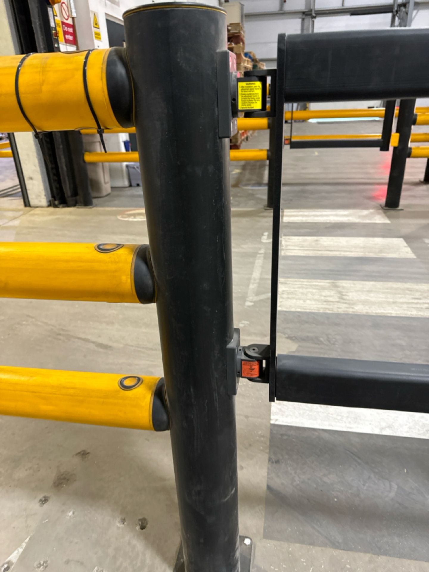 A-Safe Safety Barrier With Gate Yellow & Black Pla - Image 8 of 8