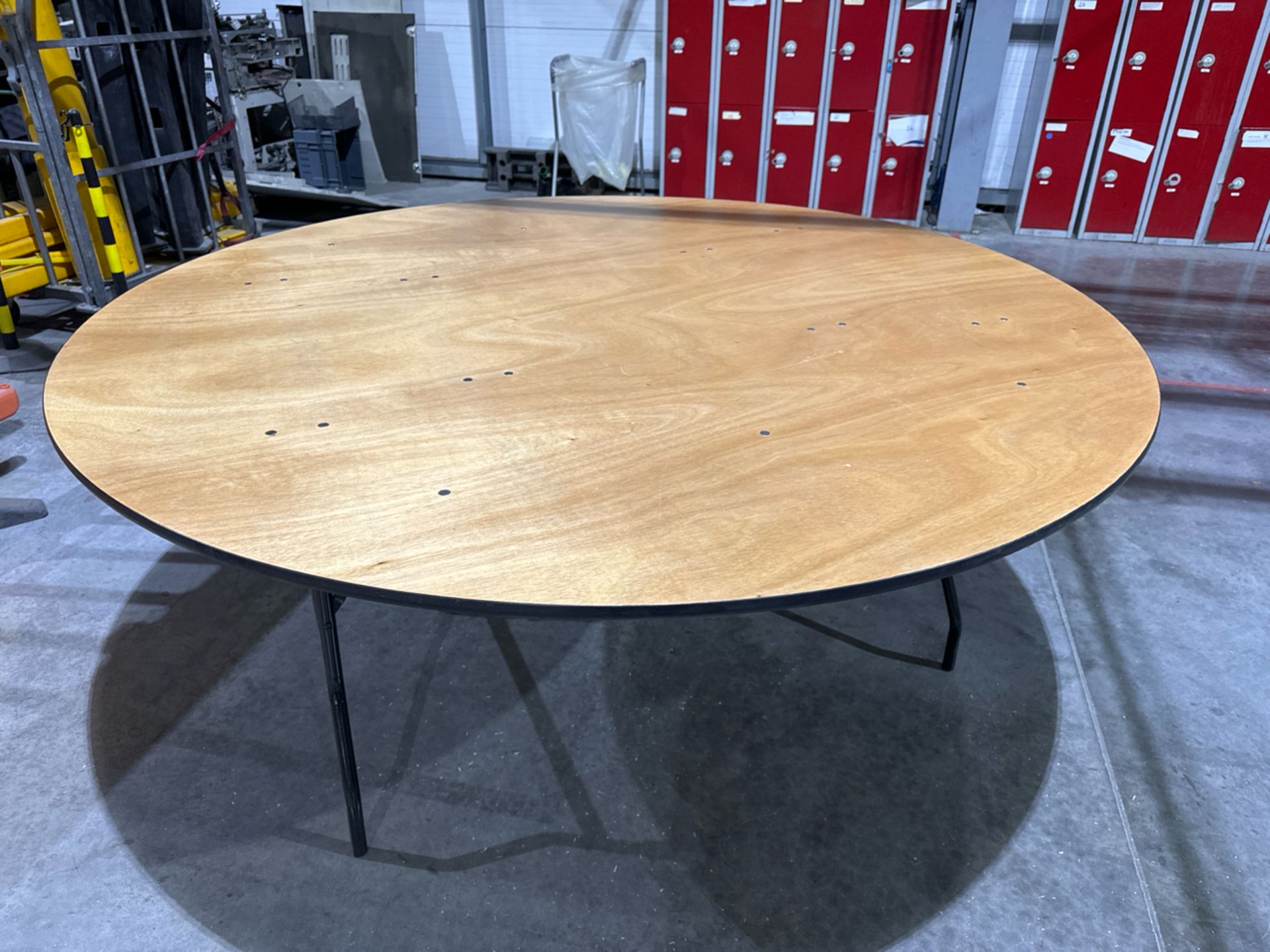 6ft Round Conference Table - Image 2 of 3