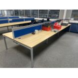 Double Bank Of Hot Desks