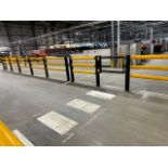 A-Safe Safety Barrier With Gate Yellow & Black Pla