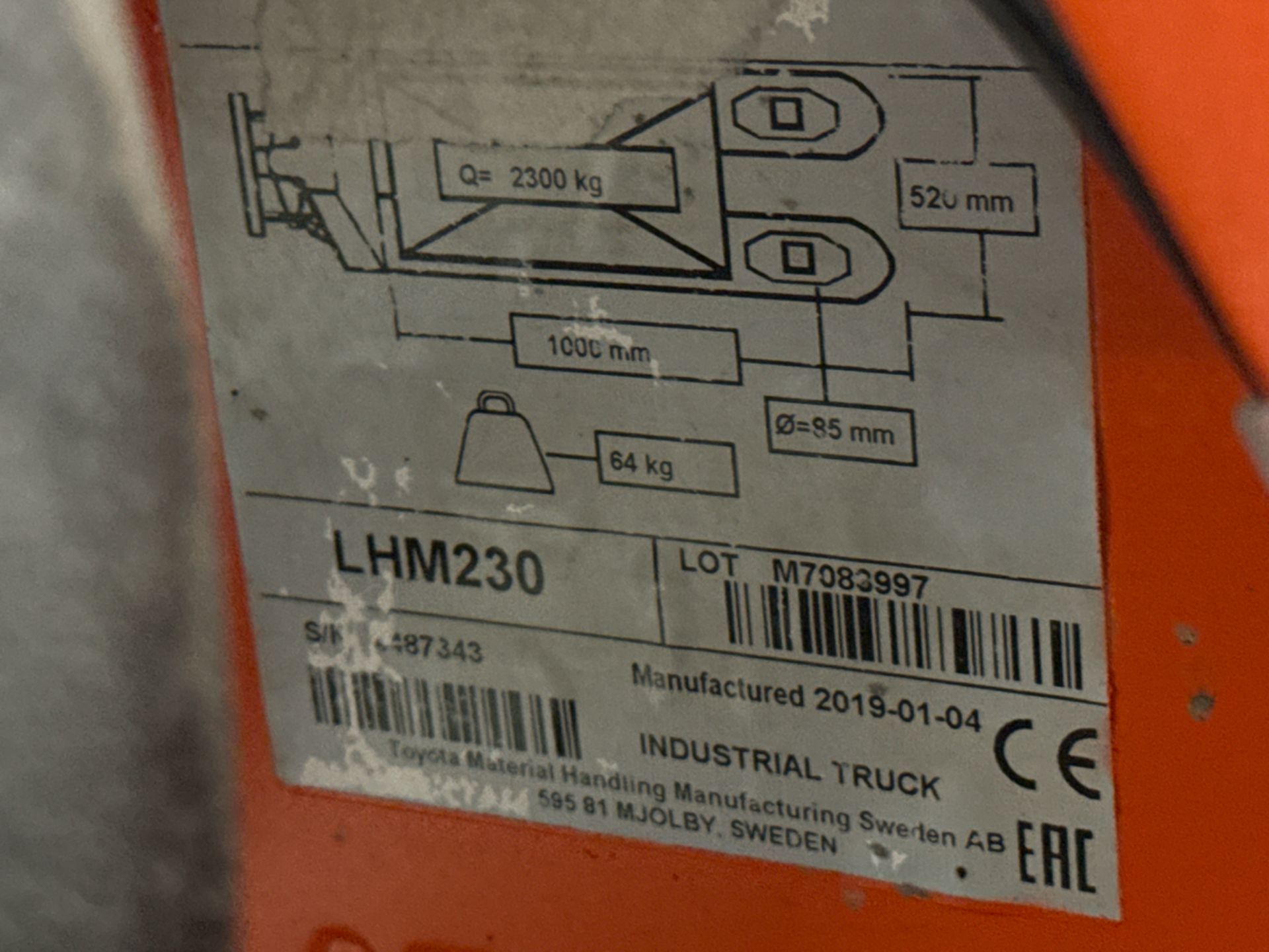 Pallet Truck With Weight Scales - Image 5 of 5