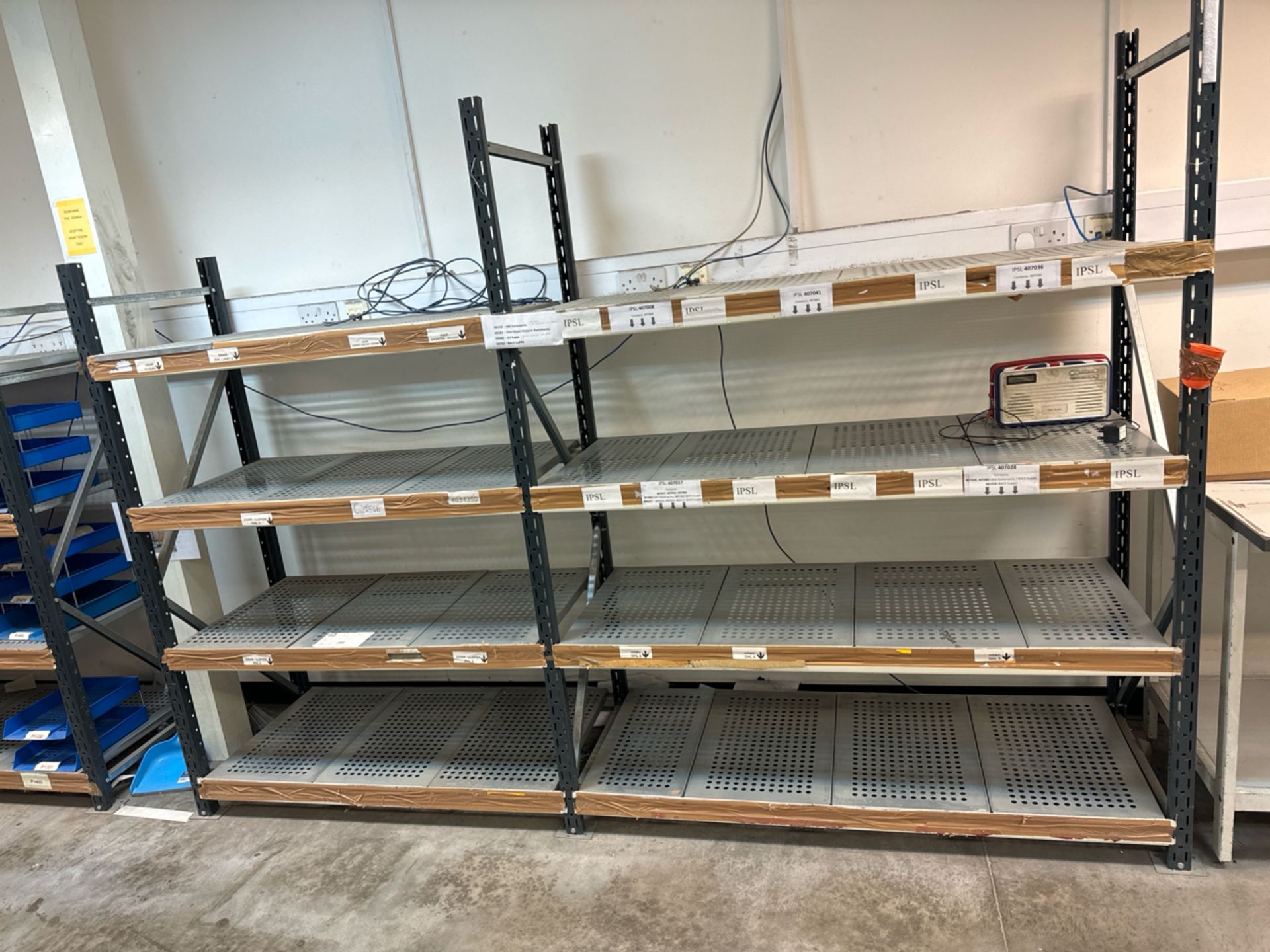 5 Bays Of Black Metal Boltless Shelf Racking - Image 2 of 6