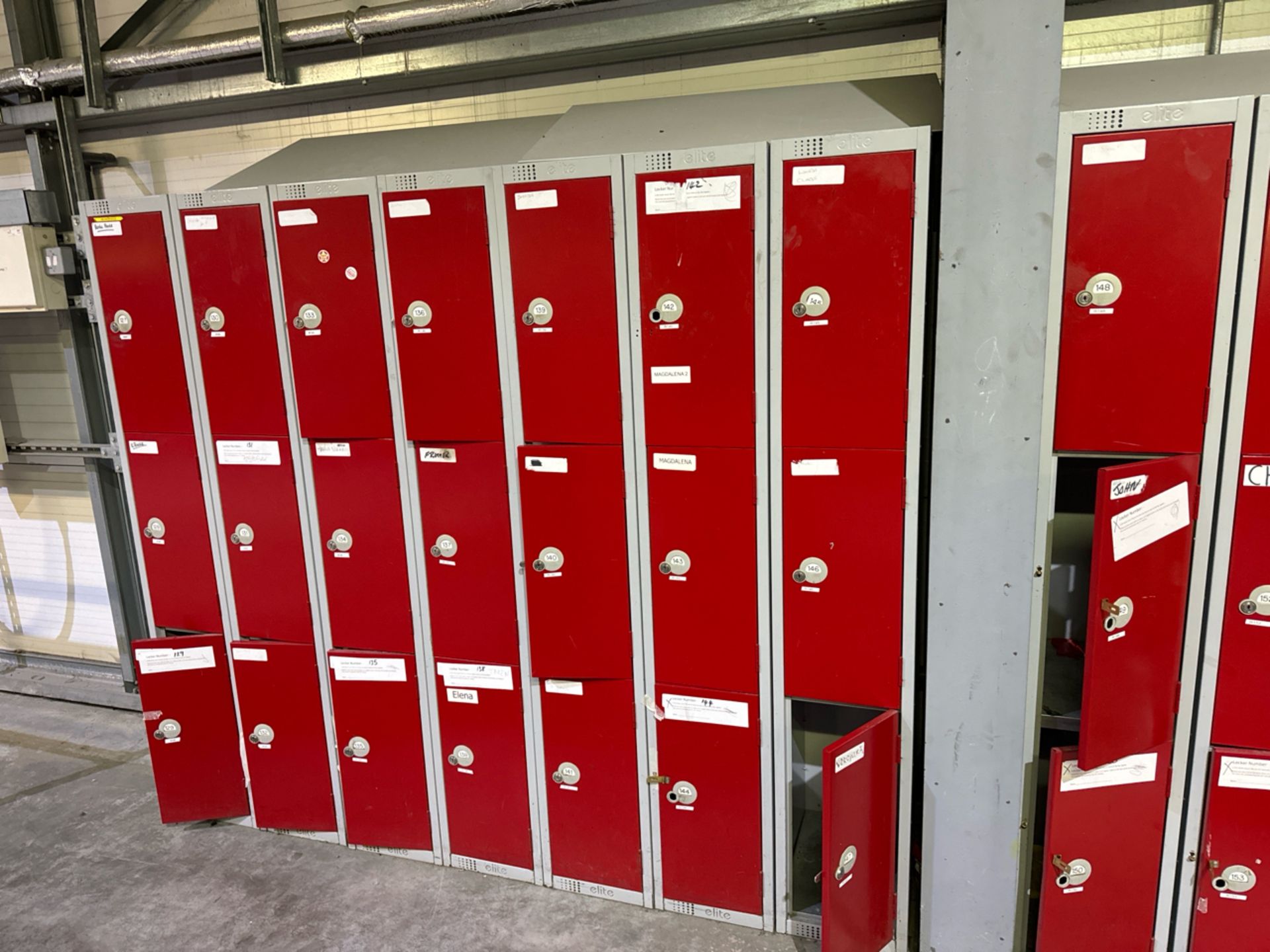 A Run Of 10 Sets Of Lockers - Image 3 of 4