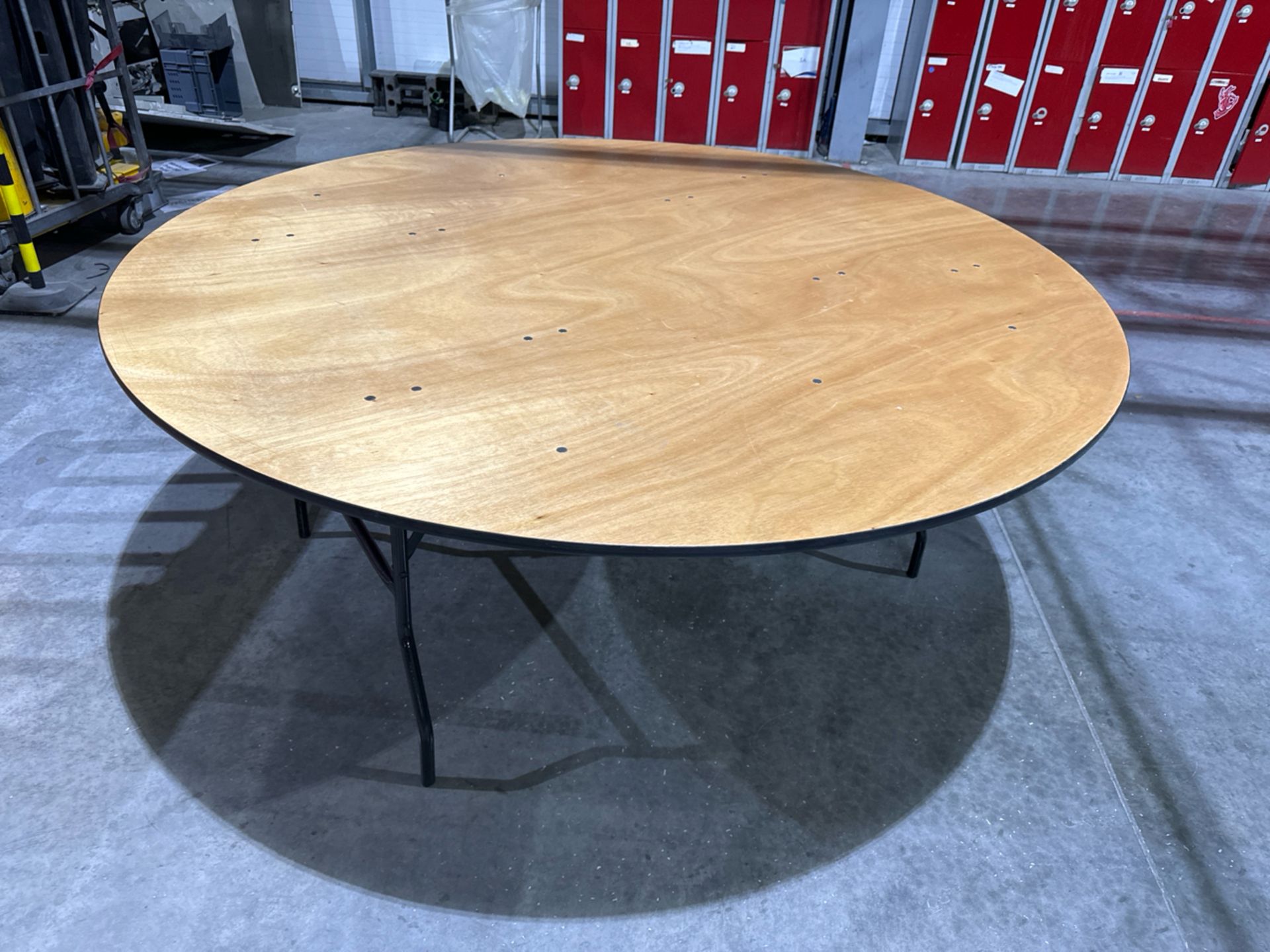 6ft Round Conference Table - Image 2 of 3