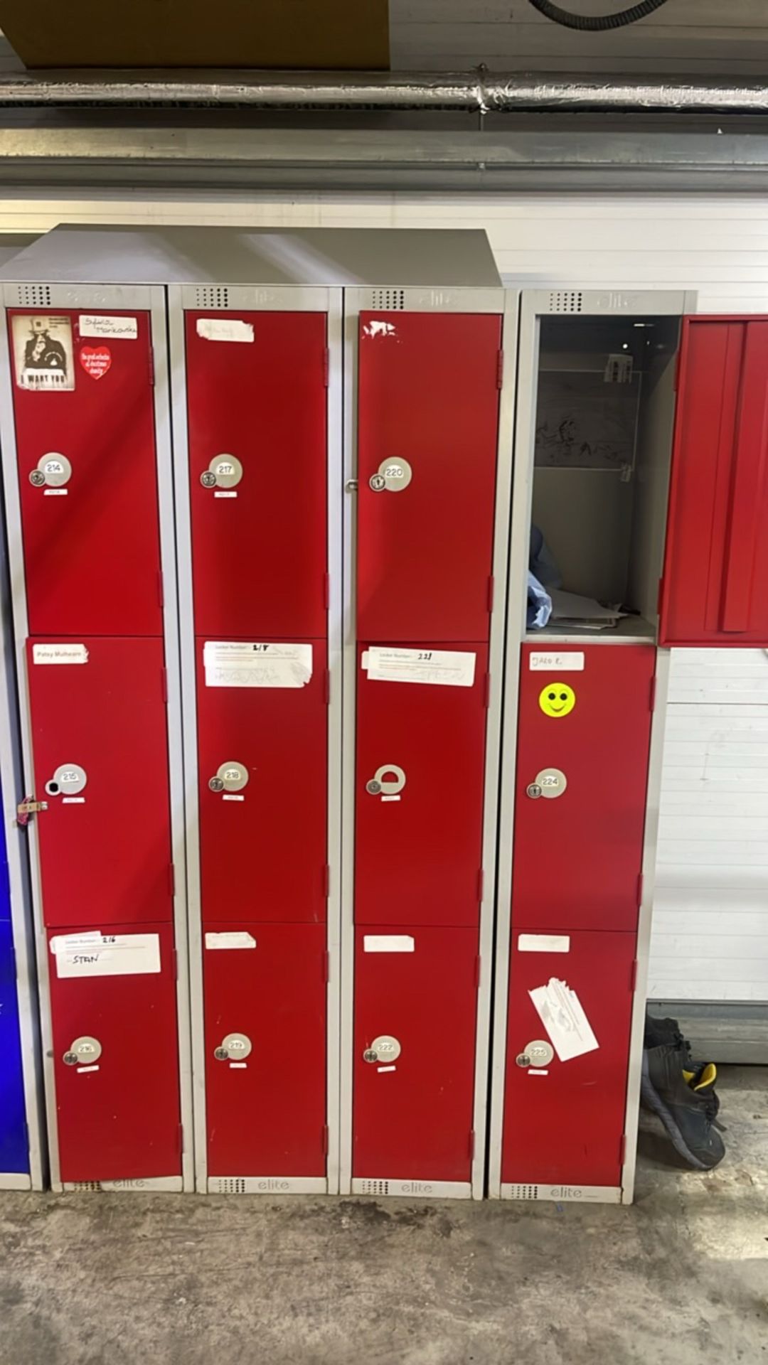 A Run Of 8 Sets Of Lockers - Image 2 of 6