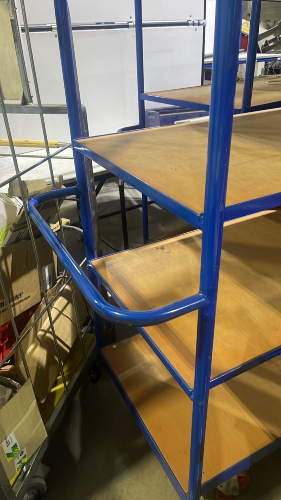 Pair Of Mobile Shelf Units - Image 5 of 6