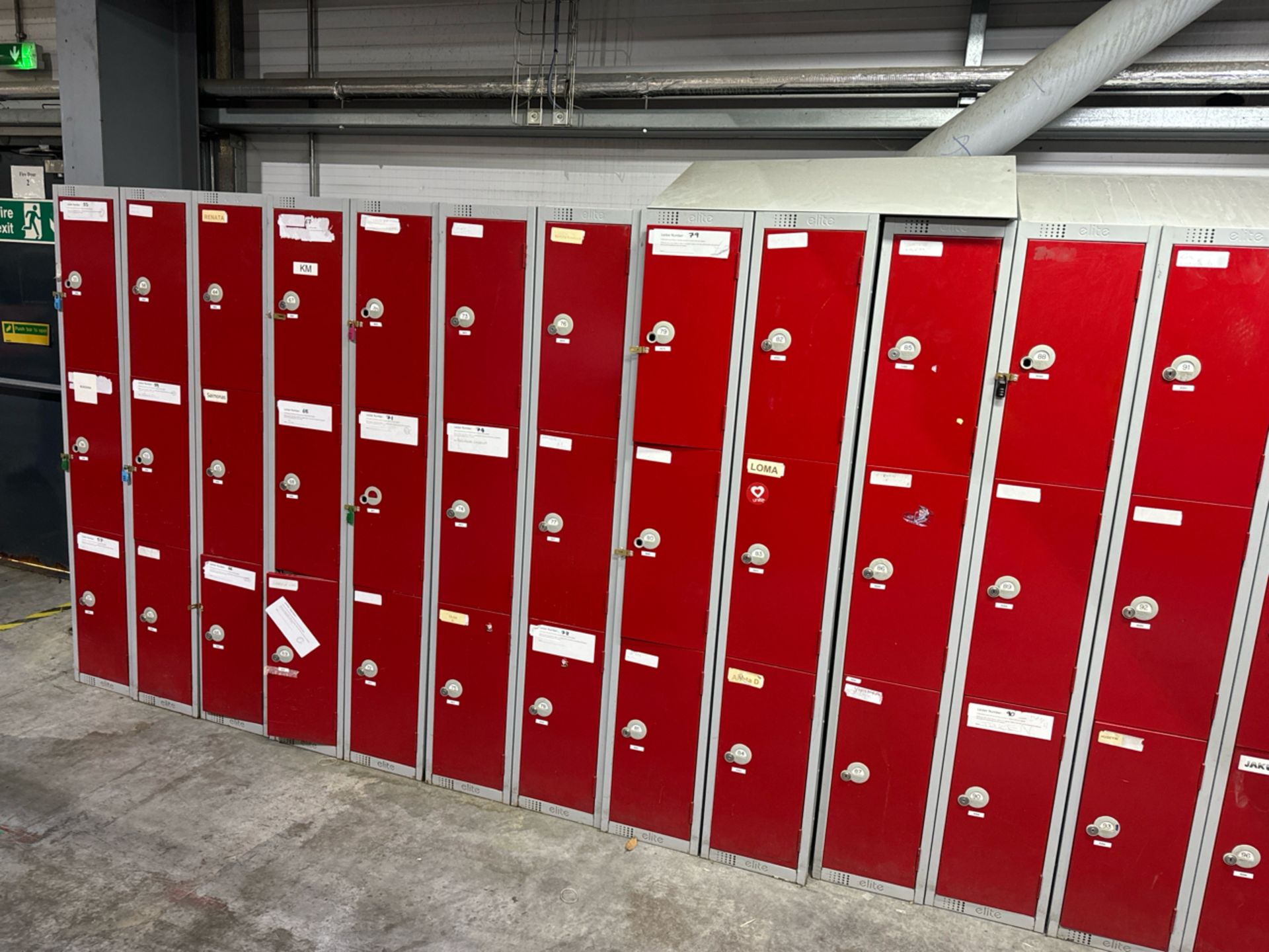 A Run Of 19 Sets Of Lockers - Image 4 of 6