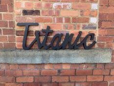 Titanic Wooden Decorative Shop Sign