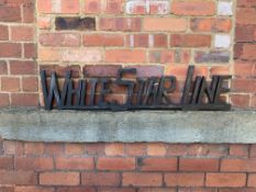 White Star Line Wooden Decorative Shop Sign